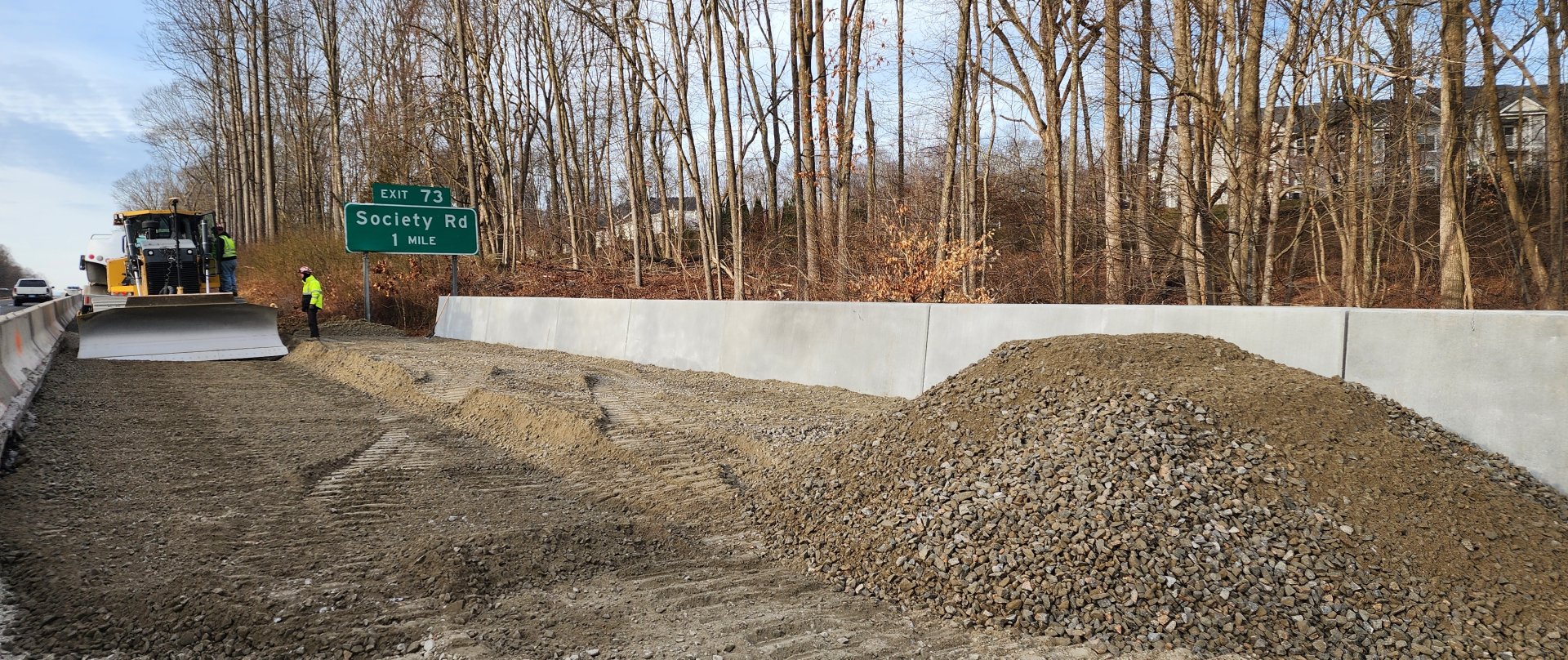 Retaining Wall 101 - Site 1 - Processed Aggregate Base